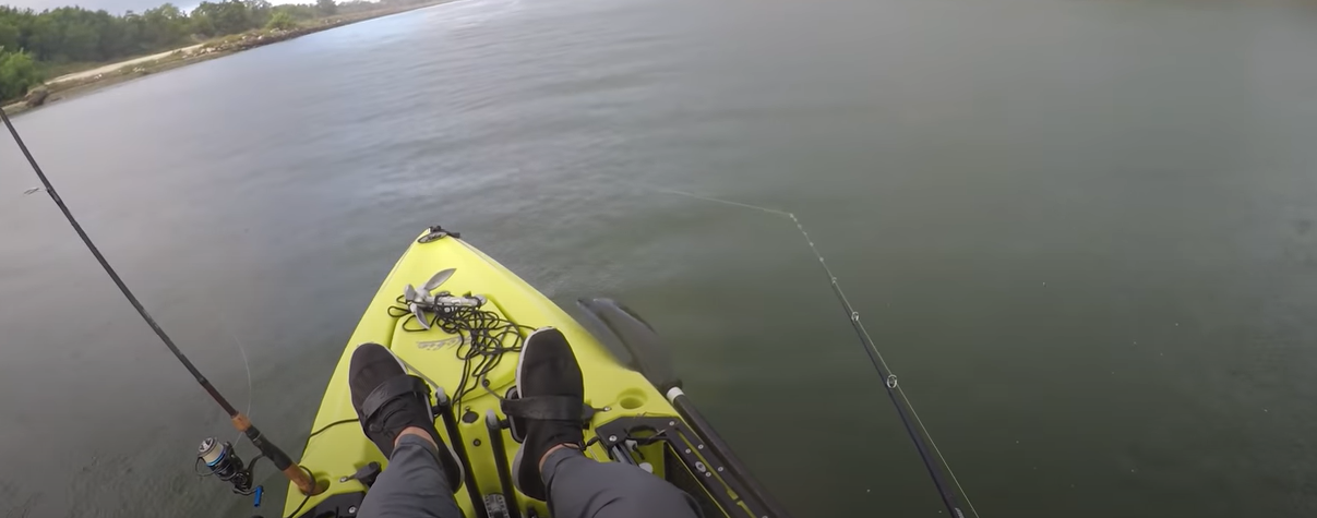 fishing kayak with pedals